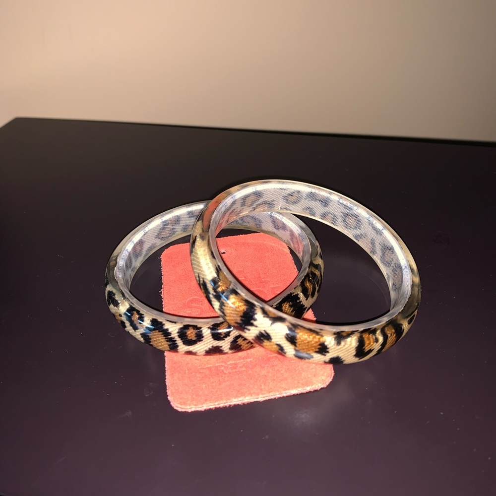 Leopard bracelet set